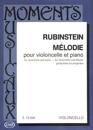 Book cover for Melodie, Op. 3 No. 1