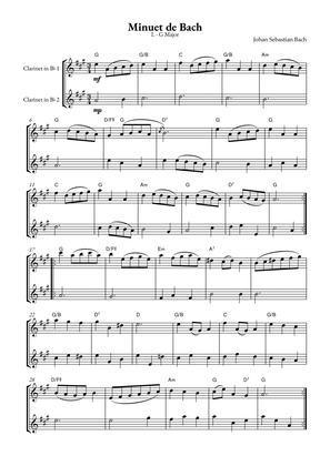 Book cover for Minuet in G major (Die Menuett)