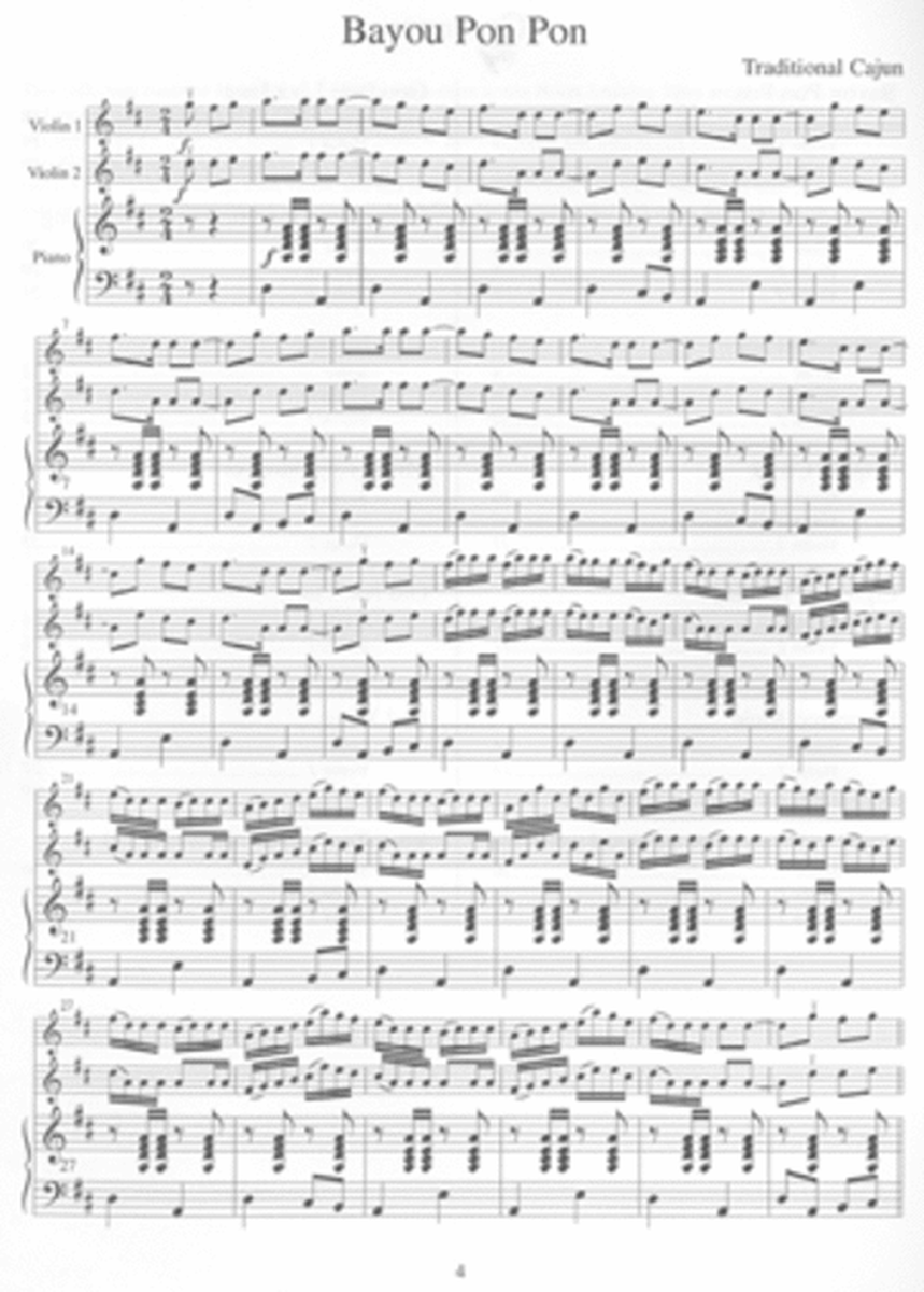 American Fiddle Tunes for Solo and Ensemble - Violin 1&2