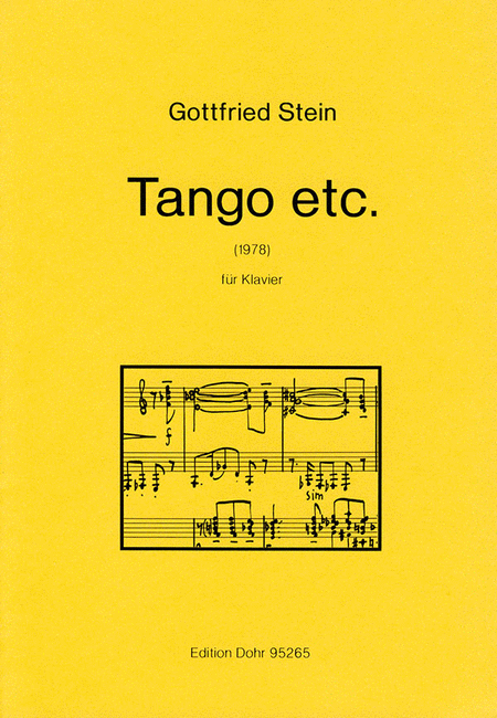 Tango etc. für Klavier (1978/1994)