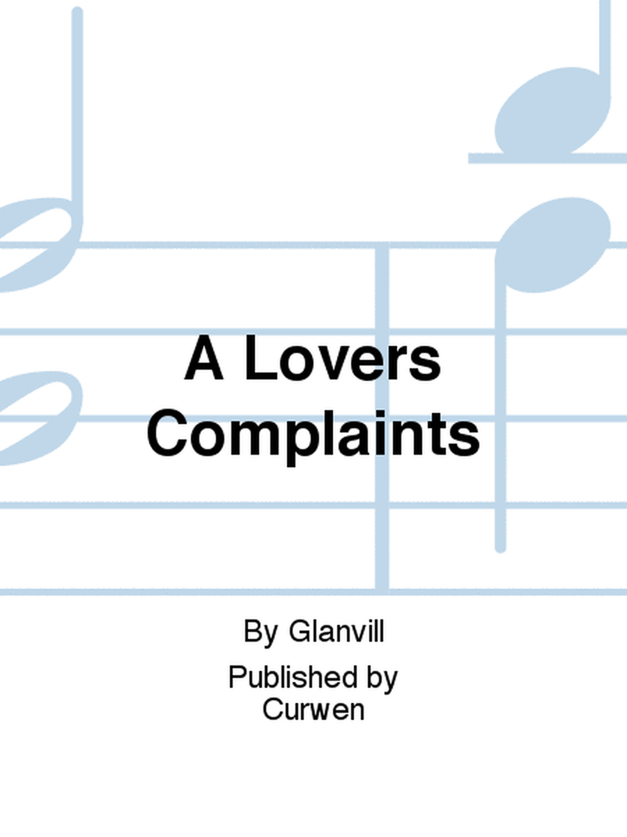 A Lovers Complaints
