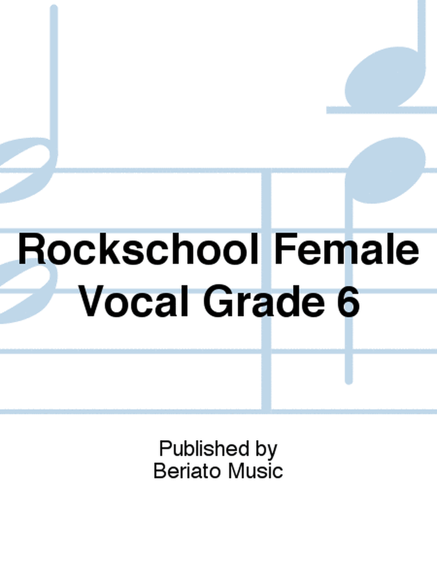 Rockschool Female Vocal Grade 6