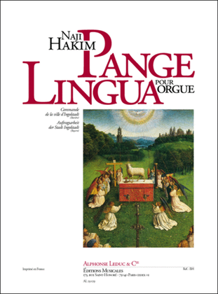 Book cover for Pange Lingua Orgue