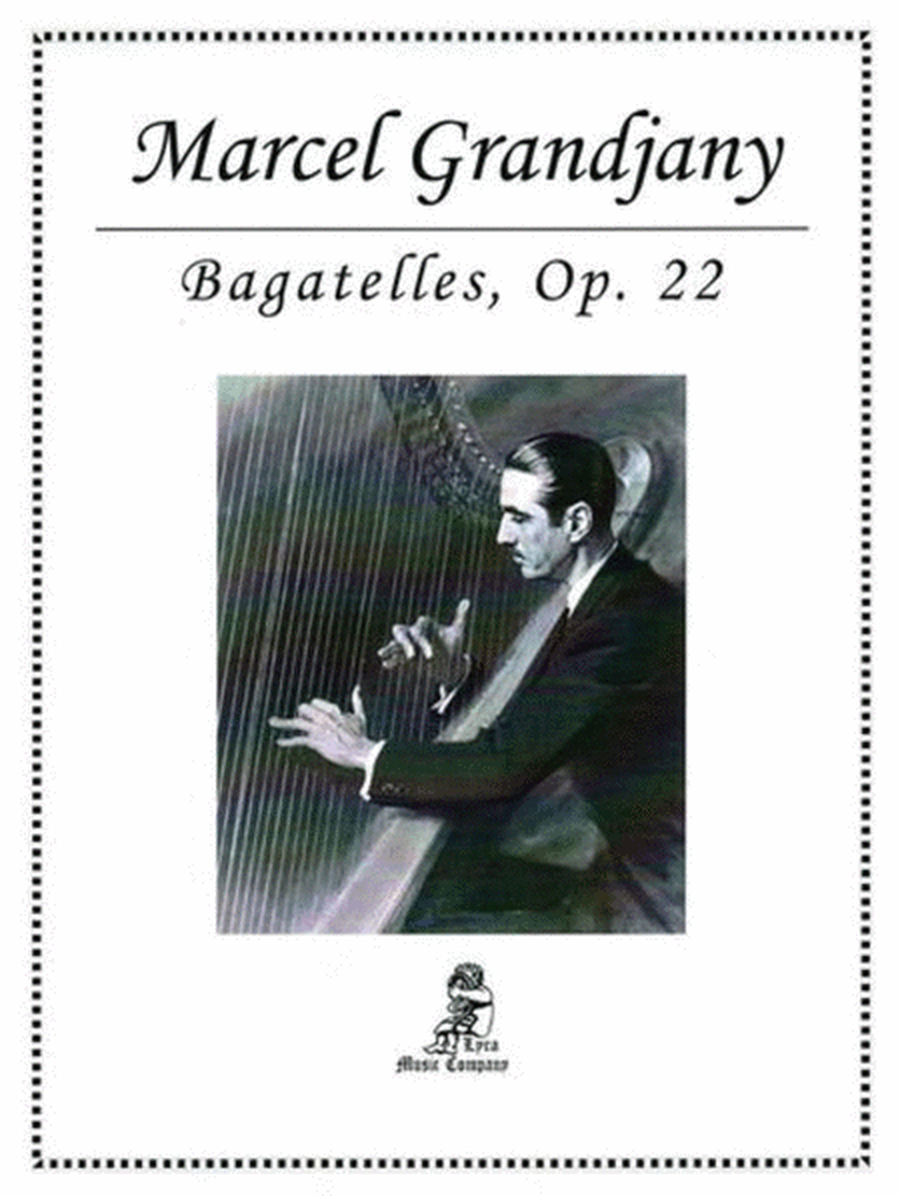 Grandjany - Bagatelles Op 22 For Harp