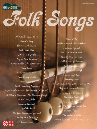 Book cover for Folk Songs