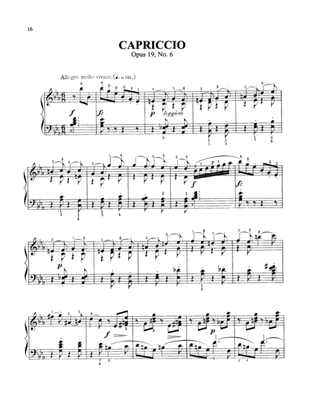 Gade: Piano Pieces, Op. 19