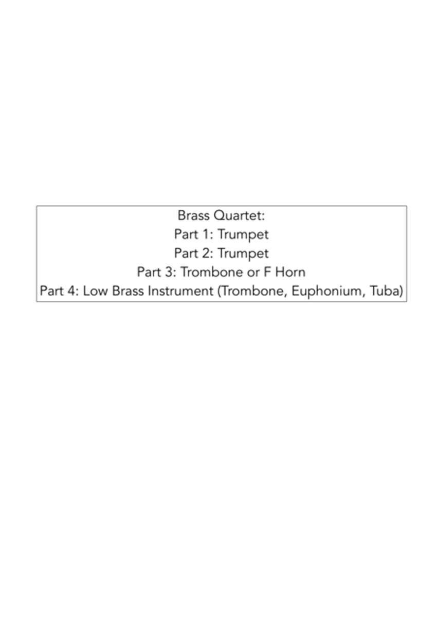 Country Garden - A Jazz Arrangement - for Brass Quartet image number null