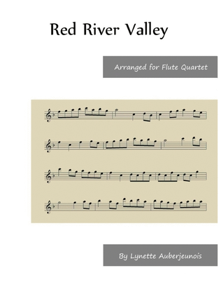 Book cover for Red River Valley - Flute Quartet
