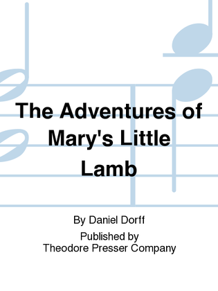 Book cover for The Adventures Of Mary's Little Lamb