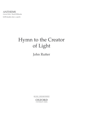 Hymn to the Creator of Light