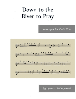 Book cover for Down to the River to Pray - Flute Trio