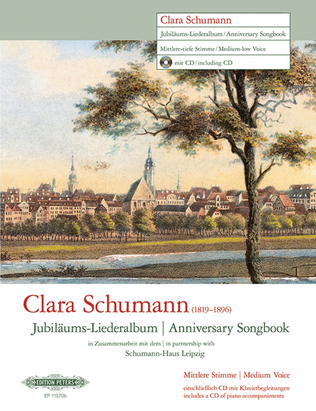 Book cover for Anniversary Songbook -- 14 Songs (Medium/Low Voice) [incl. CD]
