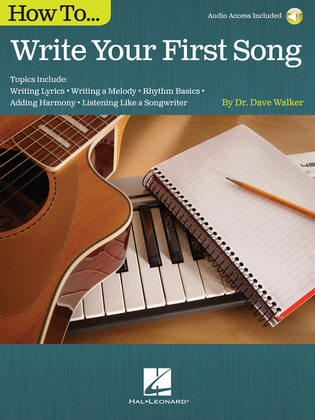 Book cover for How to Write Your First Song