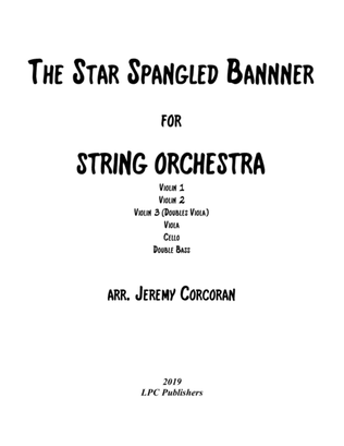 Book cover for The Star Spangled Banner for String Orchestra