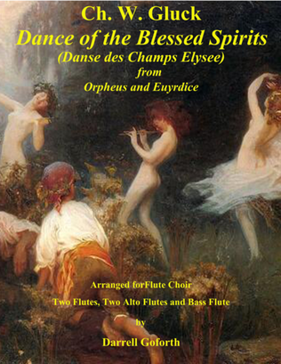 Book cover for Dance of the Blessed Spirits for Flute Choir