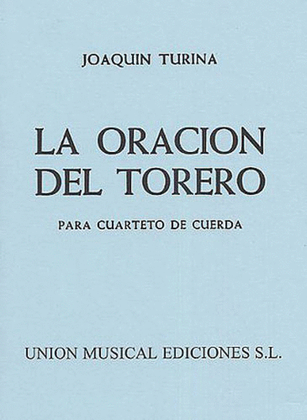 Turina La Oracion Del Torero M/s