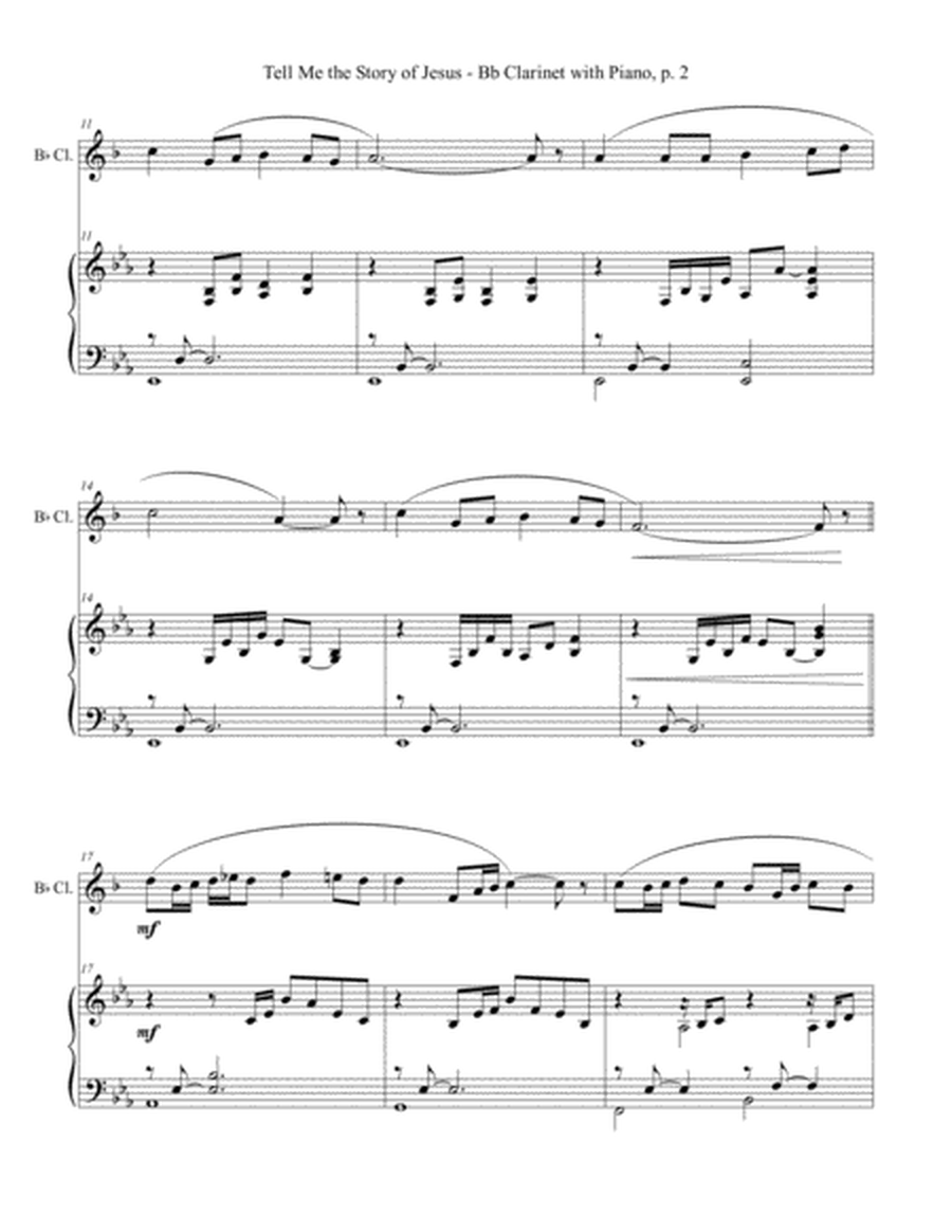 TELL ME THE STORY OF JESUS (for Bb Clarinet and Piano with Score/Part) image number null