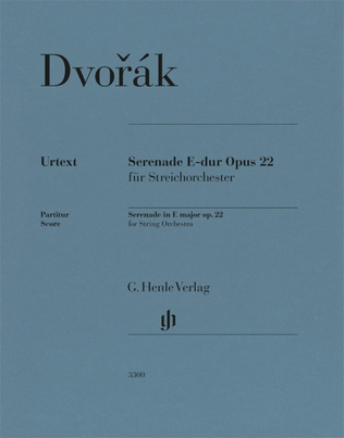 Serenade E Major Op. 22 B 52
