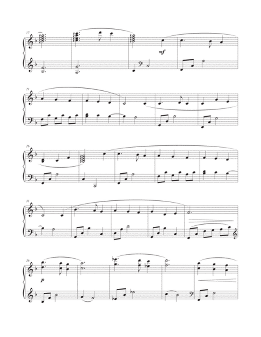 Away In a Manger (late intermediate piano) image number null