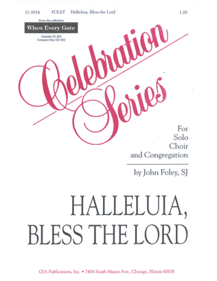 Book cover for Halleluia, Bless the Lord