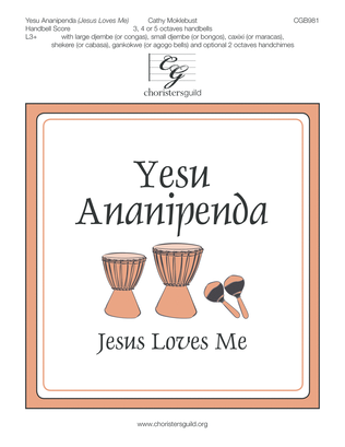 Book cover for Yesu Ananipenda - Handbell Score