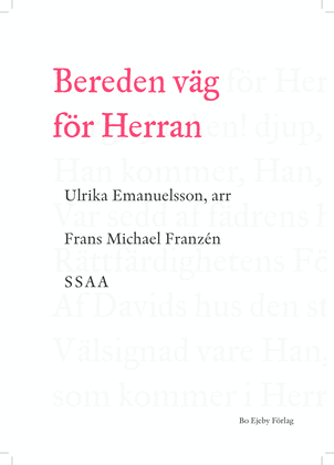 Book cover for Bereden väg för Herran