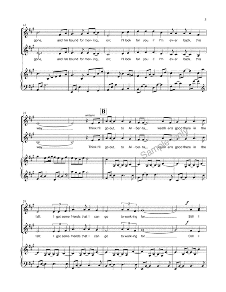 Four Strong Winds by Larry Nickel SSAA - Sheet Music