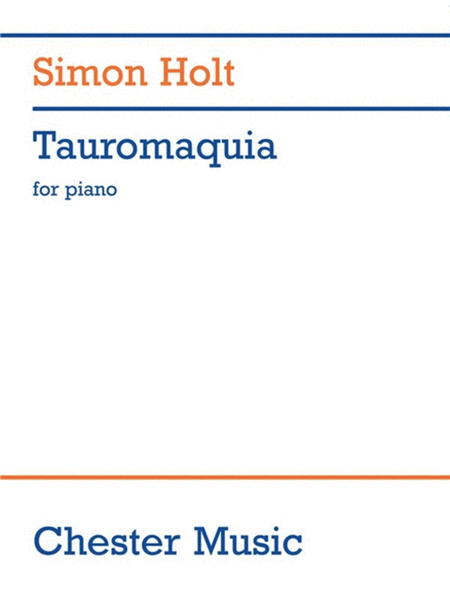 Holt Tauromaquia For Piano