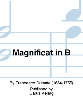 Magnificat in B flat major