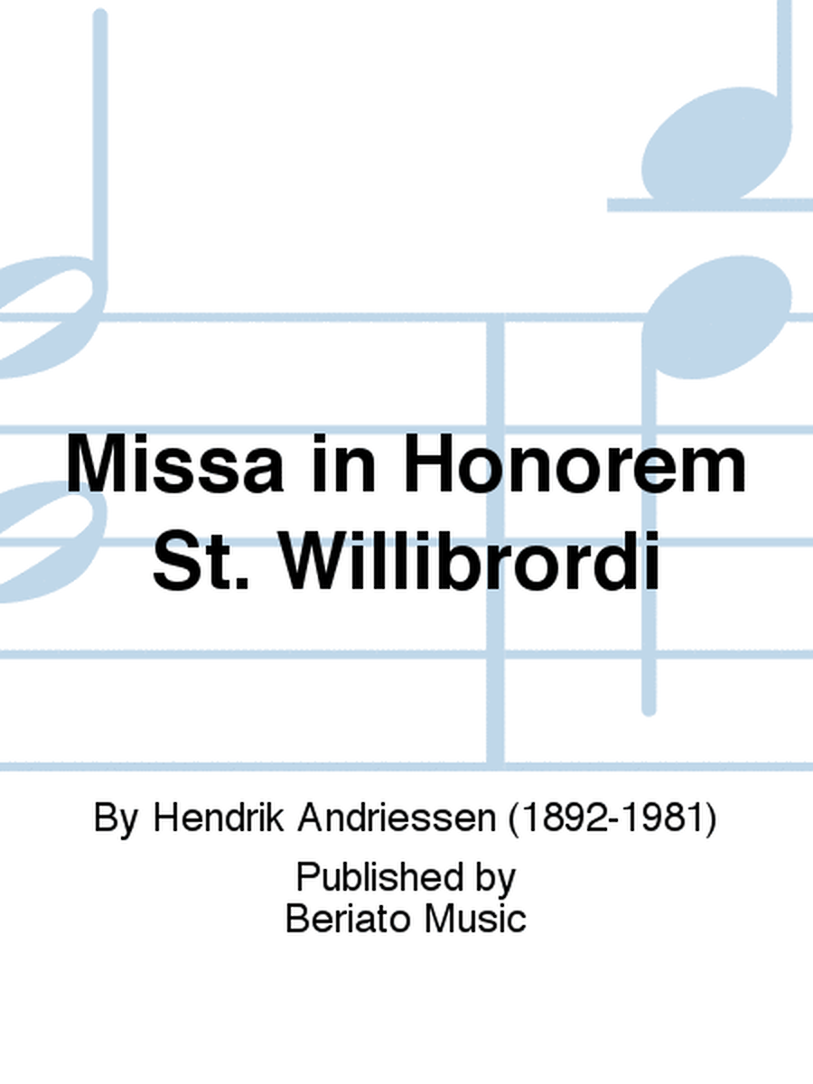 Missa in Honorem St. Willibrordi