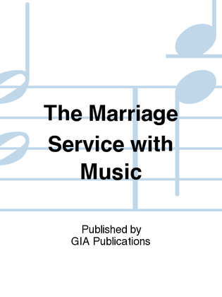 Book cover for The Marriage Service with Music