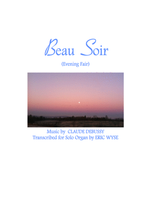 Book cover for Beau Soir