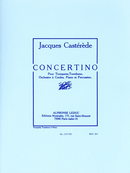 Concertino For Trumpet, Trombone, String Orchestra, Piano And Percu