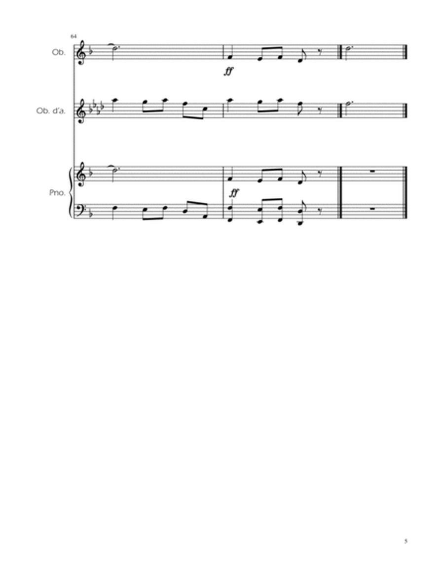 Carol of the Bells - Oboe Duet w/ Piano image number null