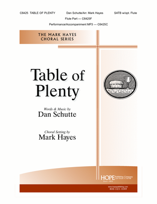 Book cover for Table of Plenty