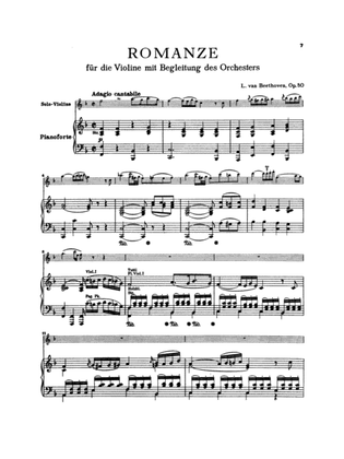 Book cover for Beethoven: Two Romances, Op. 40 and 50