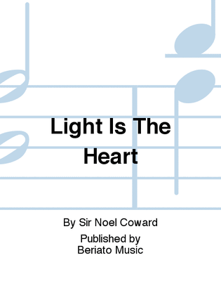 Book cover for Light Is The Heart