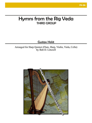 Book cover for Hymns from Rig Veda for Flute, Violin, Viola, Cello and Harp