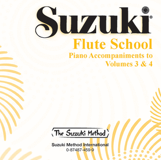 Book cover for Suzuki Flute School, Volumes 3 & 4