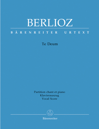 Book cover for Te Deum, Op. 22