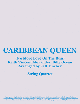 Caribbean Queen (no More Love On The Run)