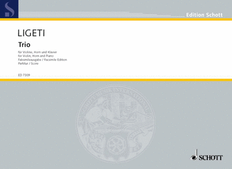 Trio by Gyorgy Ligeti Horn - Digital Sheet Music