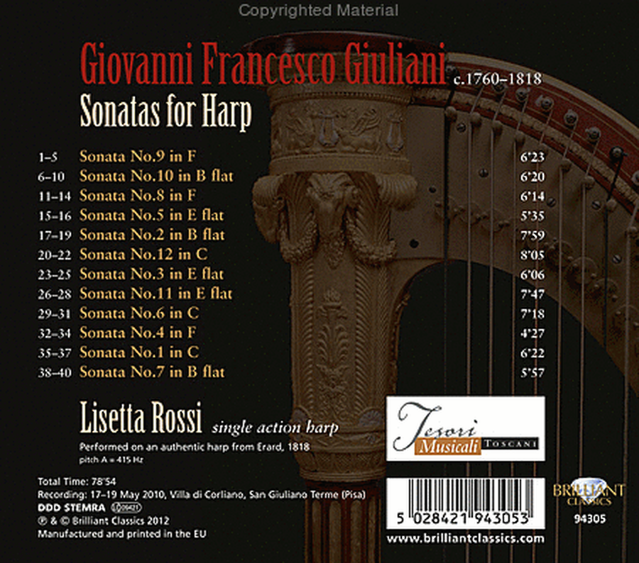 Harp Sonatas