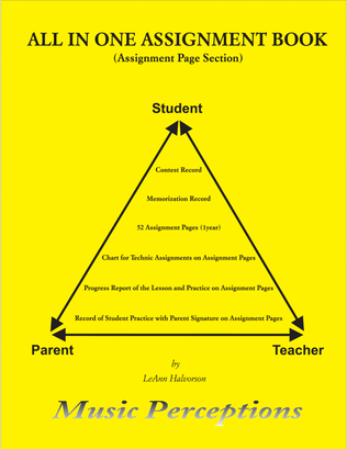 All In One Assignment Book - Assignment Page Section