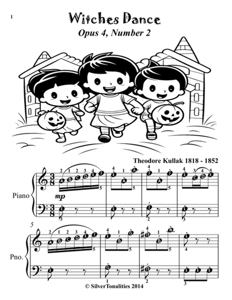 The Witches Dance Halloween Classics for Easy Piano