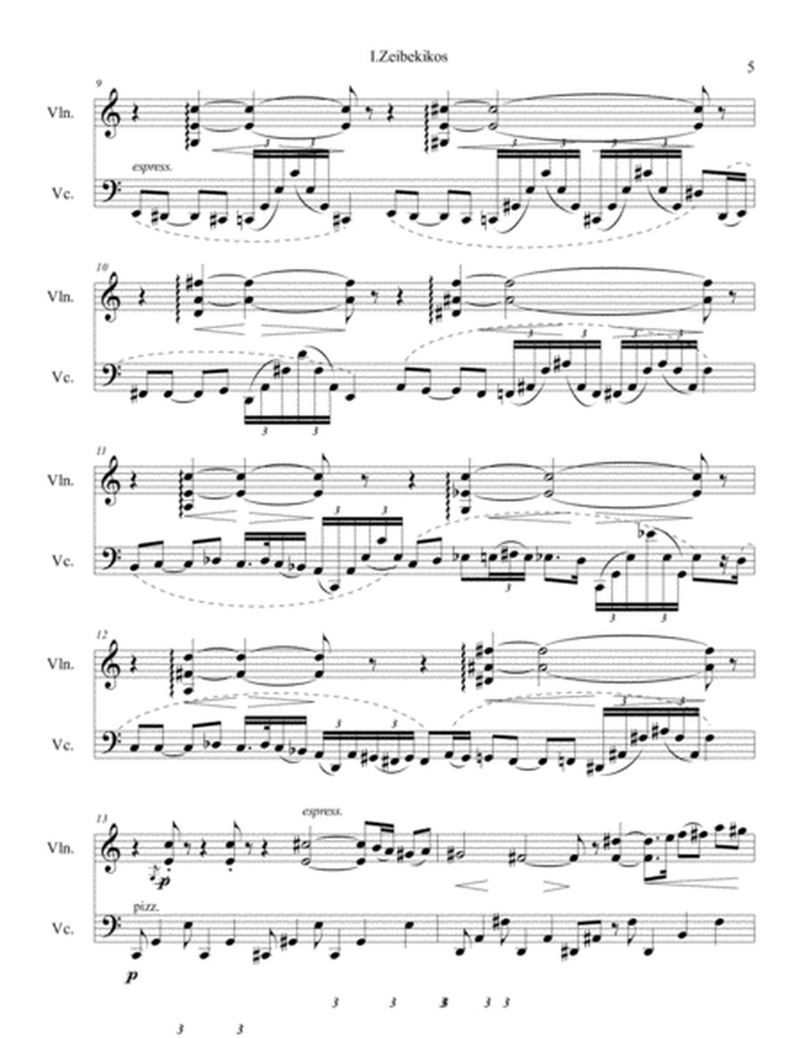 "Years in the Mist" Suite n.1 for violin and cello image number null