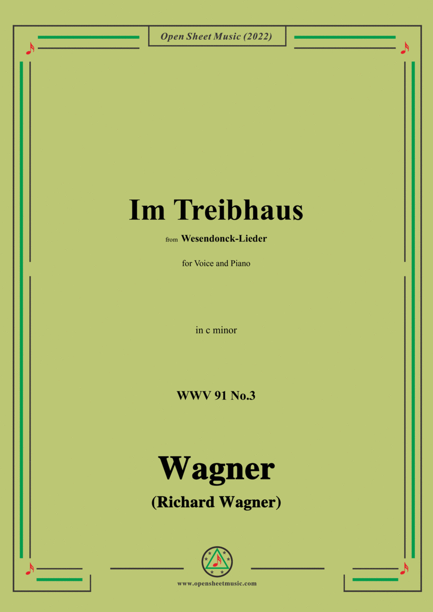 R. Wagner-Im Treibhaus,in c minor,WWV 91 No.3,from Wesendonck-Lieder image number null