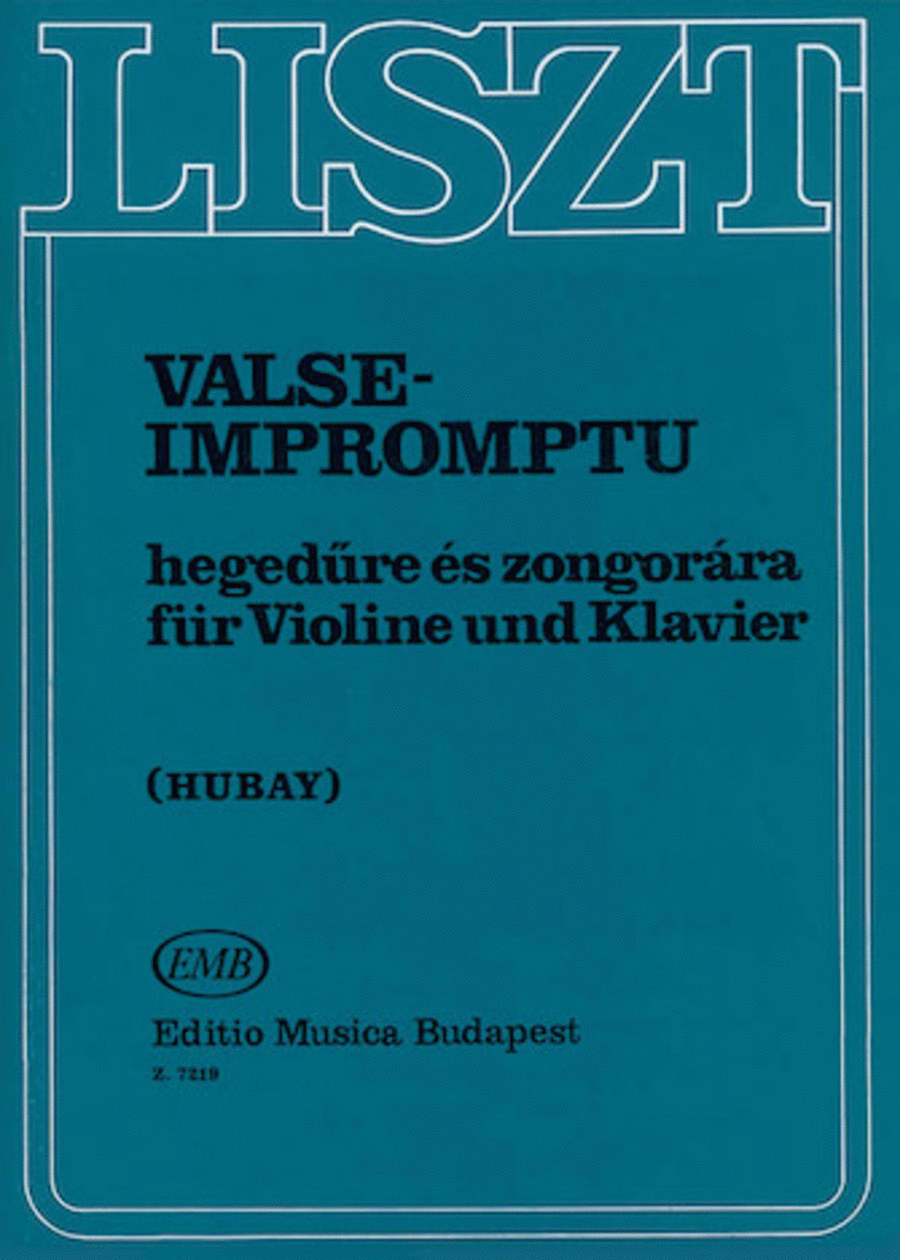 Valse Impromptu-vln/pno