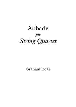 Book cover for Aubade for String Quartet