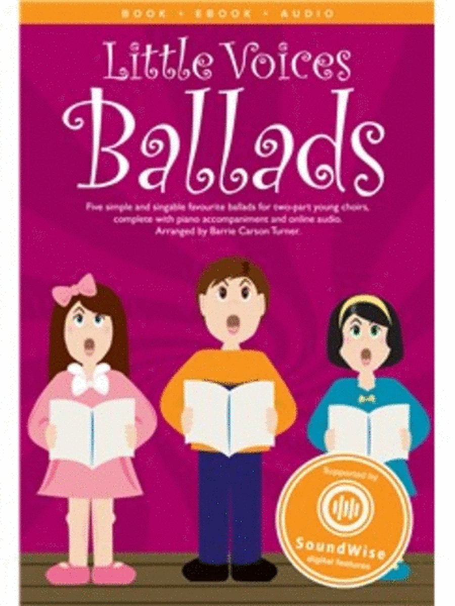 Little Voices Ballads 2 Part/Piano Book/Online Audio